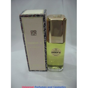 GIVENCHY III Perfume Givenchy Eau de Toilette EDT Women Spray 100ML Vintage Hrad To Find